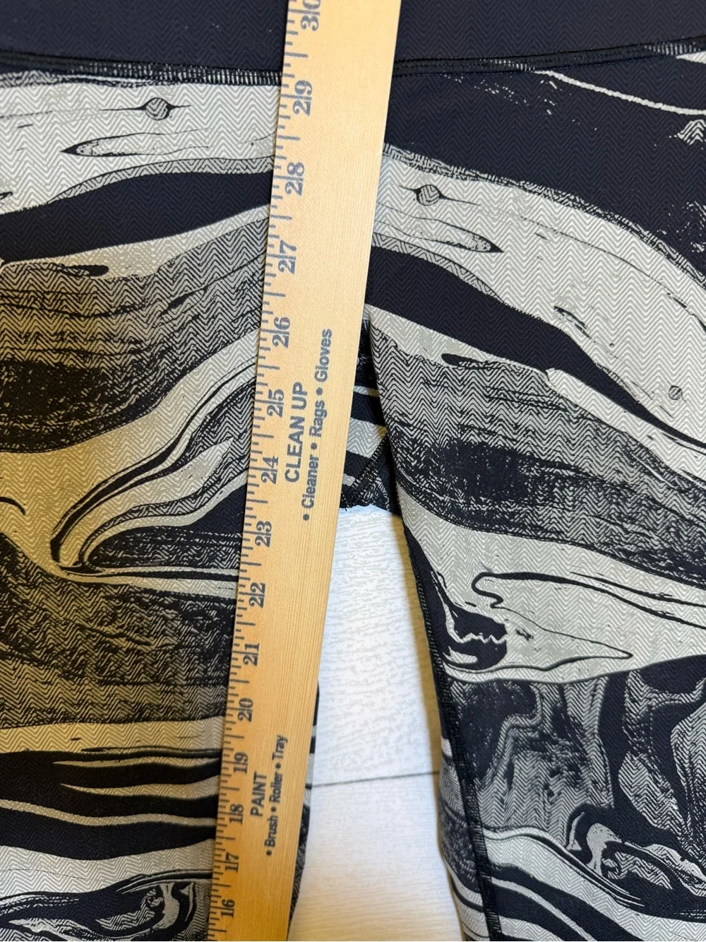 Lululemon Speed Wunder Tight Nulux Marble Leggings Size 6 - Picture 8 of 10